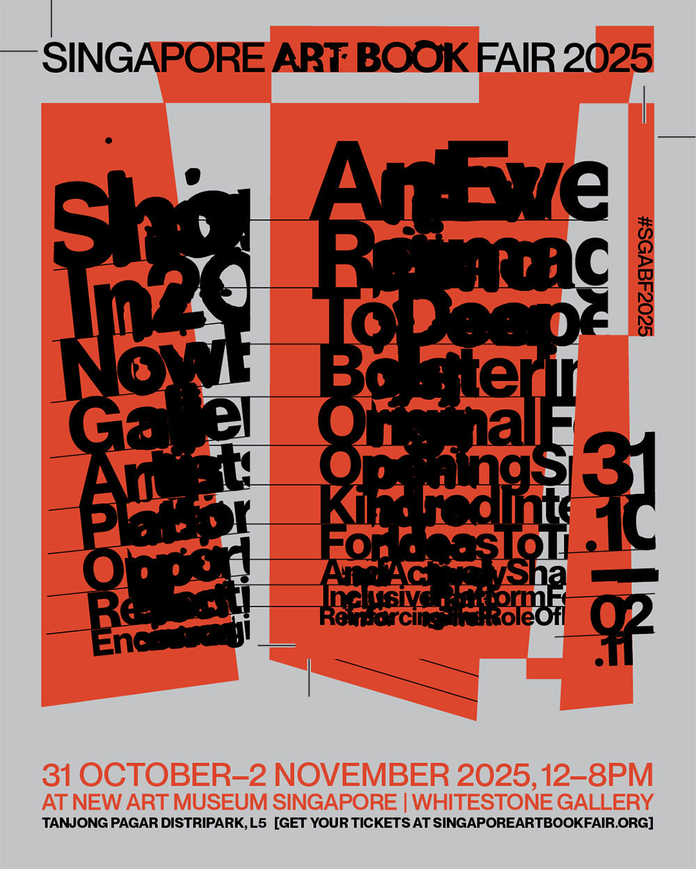 Singapore Art Book Fair 2025に参加します。