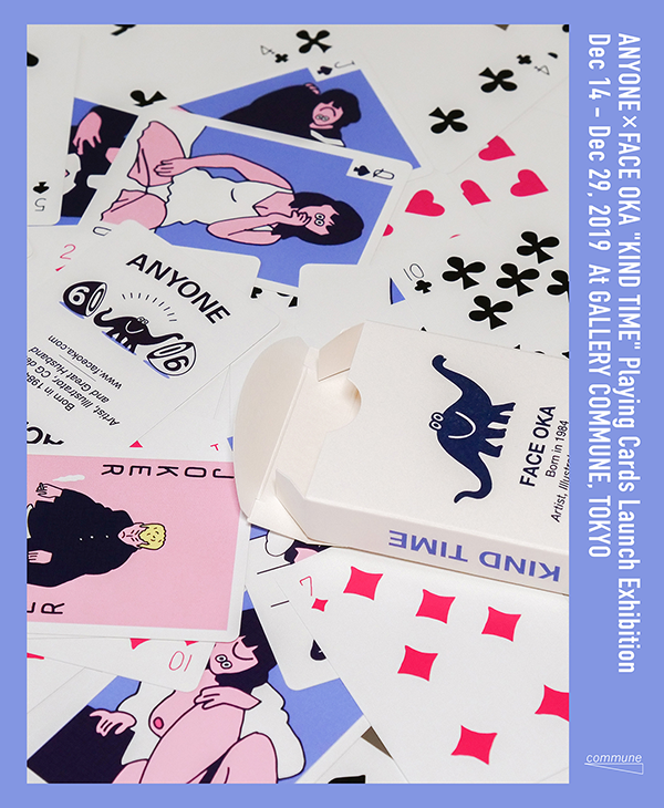 ANYONE × FACE OKA “KIND TIME” Playing Cards Launch Exhibition