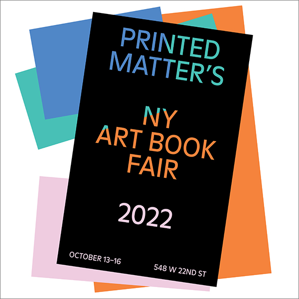 THE 2022 NEW YORK ART BOOK FAIRに参加します。