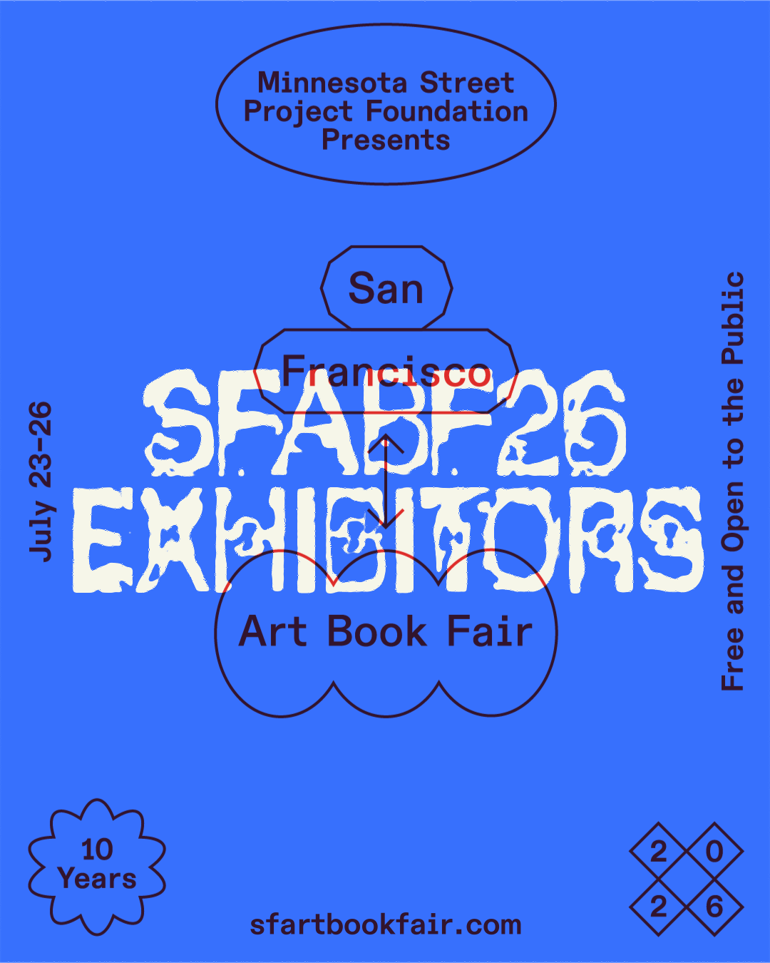 The 2026 San Francisco Art Book Fairに参加します。