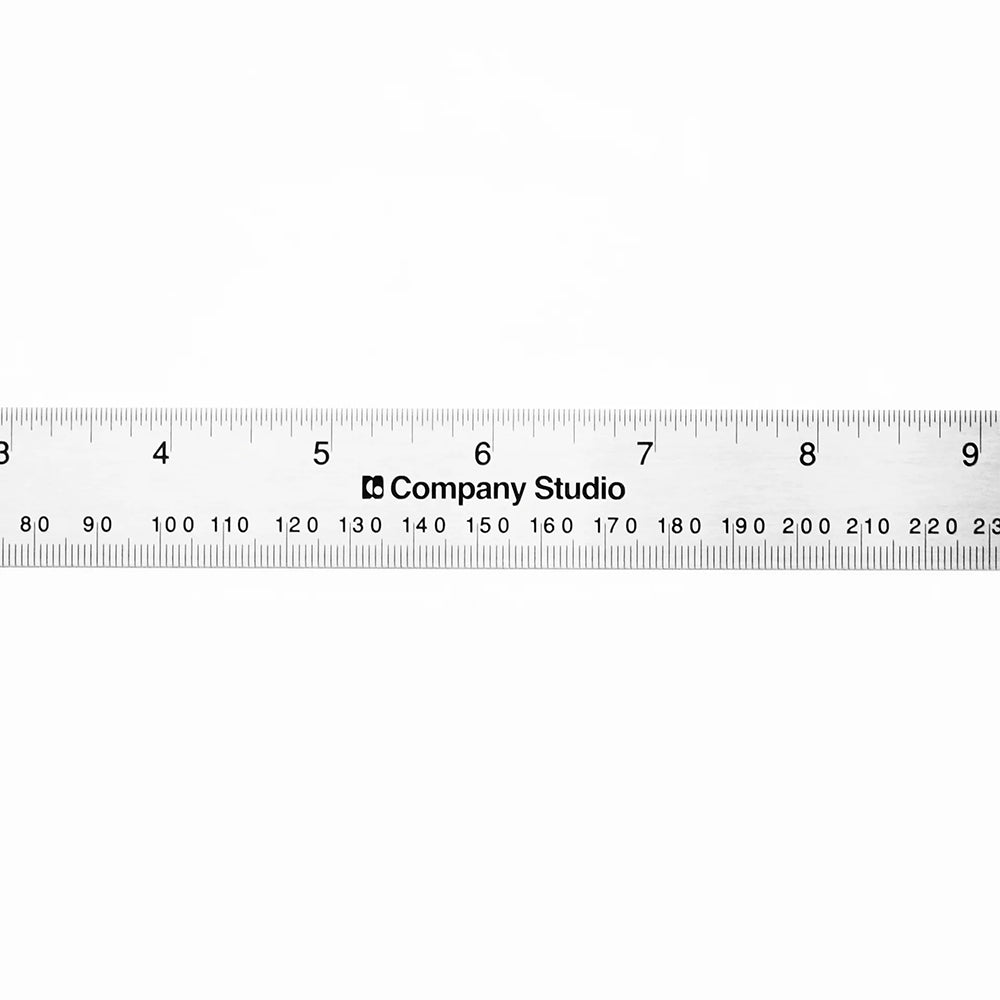 Helwig Company Ruler Company Studio Stainless Steel 12” Ruler - commune